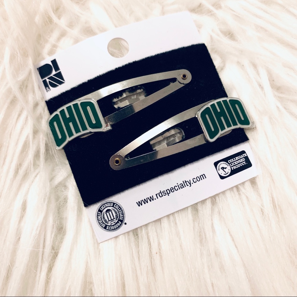 Ohio University Hair Clips
